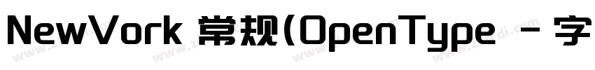 NewVork 常规(OpenType 字体转换
